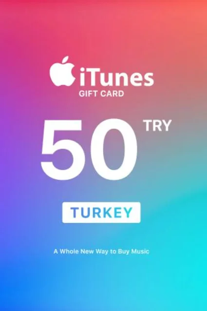 🍏 🇹Подарочная карта Apple iTunes 50 TRY Турция🇹🇷 🍏