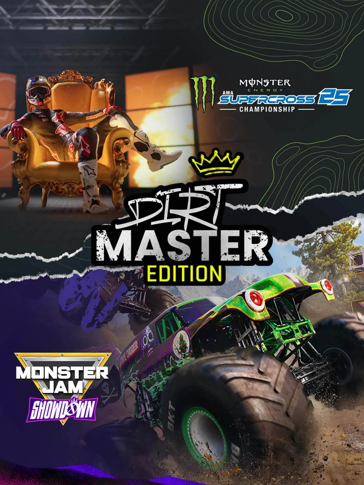Monster Energy Supercross 25 X Monster Jam Xbox Series