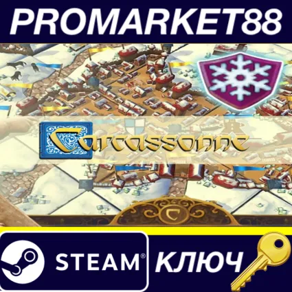 ⭐ Carcassonne - Winter  Gingerbread Man DLC Steam КЛЮЧ