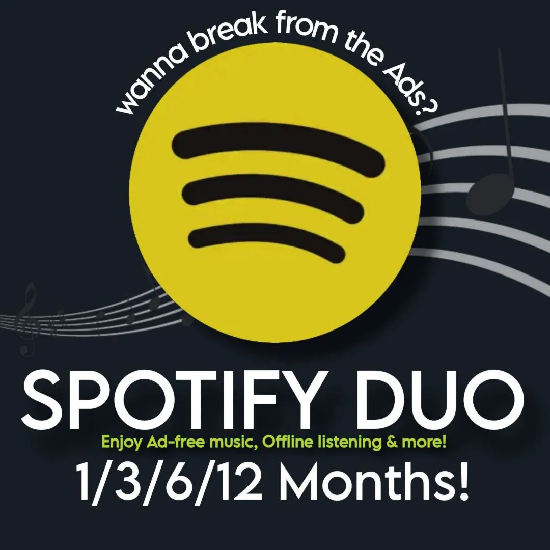 1-12 МЕСЯЦЕВ SPOTIFY PREMIUMИ ндивидуально/дуэт