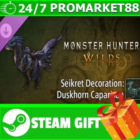 ⭐️ Monster Hunter Wilds - Seikret Decoration: Duskhorn