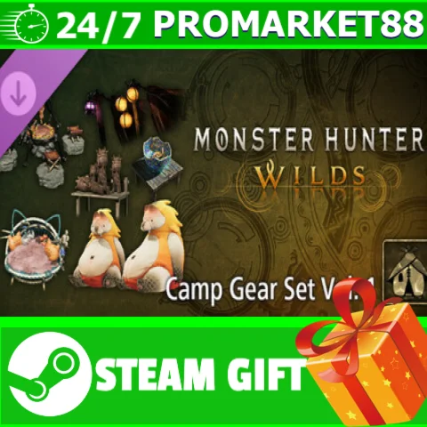 ⭐️ Monster Hunter Wilds - Camp Gear Set Vol. 1 STEAM