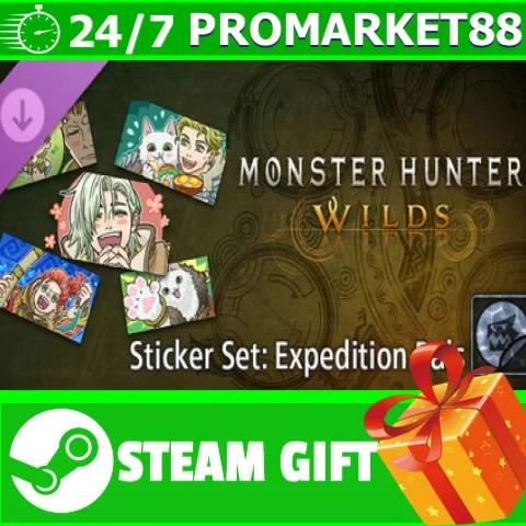 ⭐️ Monster Hunter Wilds - Sticker Set: Expedition Pals