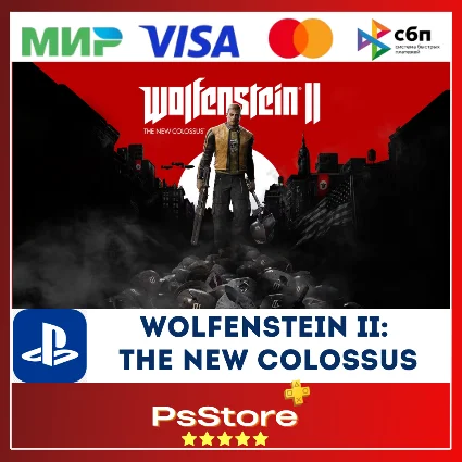 🖤 Wolfenstein II: The New Colossus PS4 PS5 🔴 PS Турция 🖤
