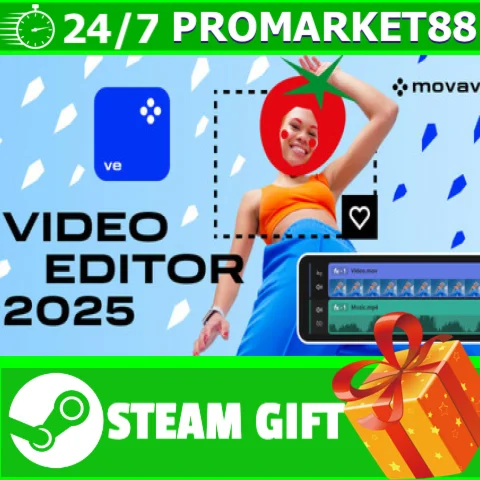 ⭐️ВСЕ СТРАНЫ+РОССИЯ⭐️ Movavi Video Editor 2025 STEAM