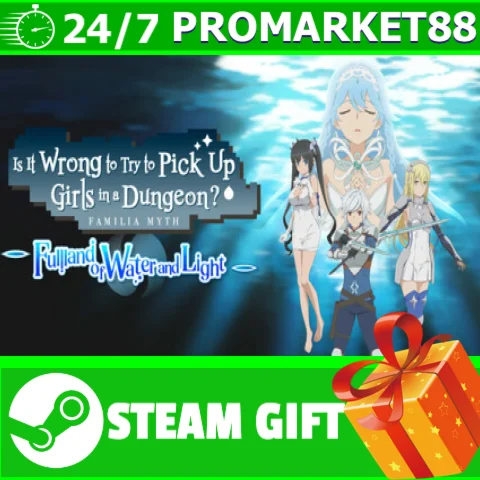 ⭐️ВСЕ СТРАНЫ⭐️ ダンジョンに出会いを求めるのは間違っているだろうか 水と光のフルランド STEA