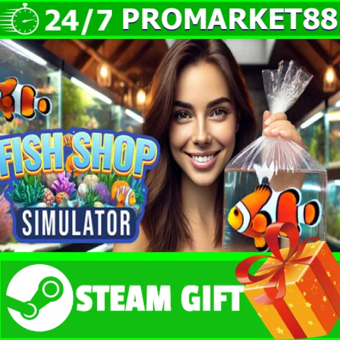 ⭐️ВСЕ СТРАНЫ+РОССИЯ⭐️ Fish Shop Simulator STEAM GIFT