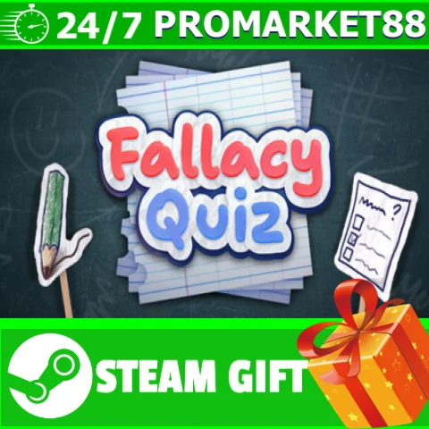 ⭐️ВСЕ СТРАНЫ+РОССИЯ⭐️ Fallacy Quiz STEAM GIFT