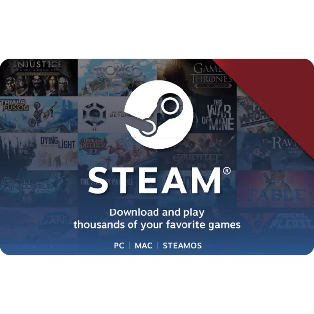 🔑STEAM WALLET GIFT CARD 5 /10 USD✅ TURKEY/ARGENTINA/US