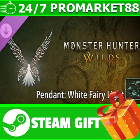 ⭐️ Monster Hunter Wilds - Pendant: White Fairy Light