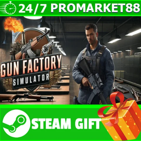 ⭐️ВСЕ СТРАНЫ+РОССИЯ⭐️ Gun Factory Simulator STEAM GIFT