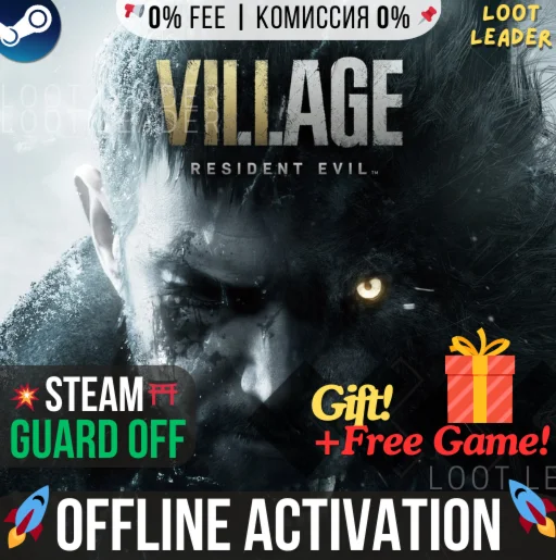 Resident Evil Village + игры / Steam /Offline +Gift