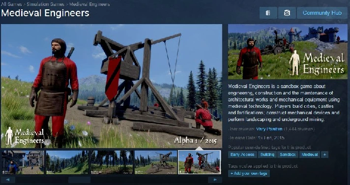 Medieval Engineers Deluxe Edtion (Steam Gift / RU)