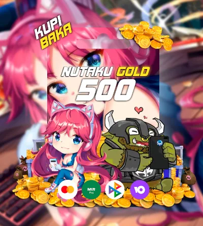 Для России НИЗКИЕ ЦЕНЫ🌌Nutaku🌌500-30000 Золота🌌Карта оплаты