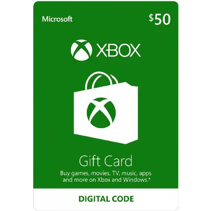 🎁 Xbox Карта Пополнения 50$ (USD) США 👑