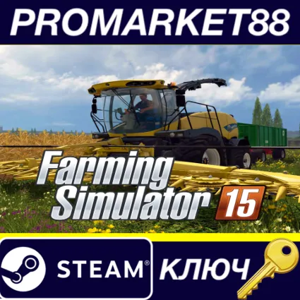 ⭐ Farming Simulator 15 - New Holland Pack DLC Steam КЛЮ