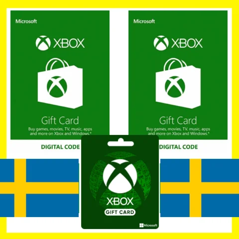 ⭐️ВСЕ КАРТЫ⭐????????Xbox Live Gift Card 100-500 SEK(Швеция)
