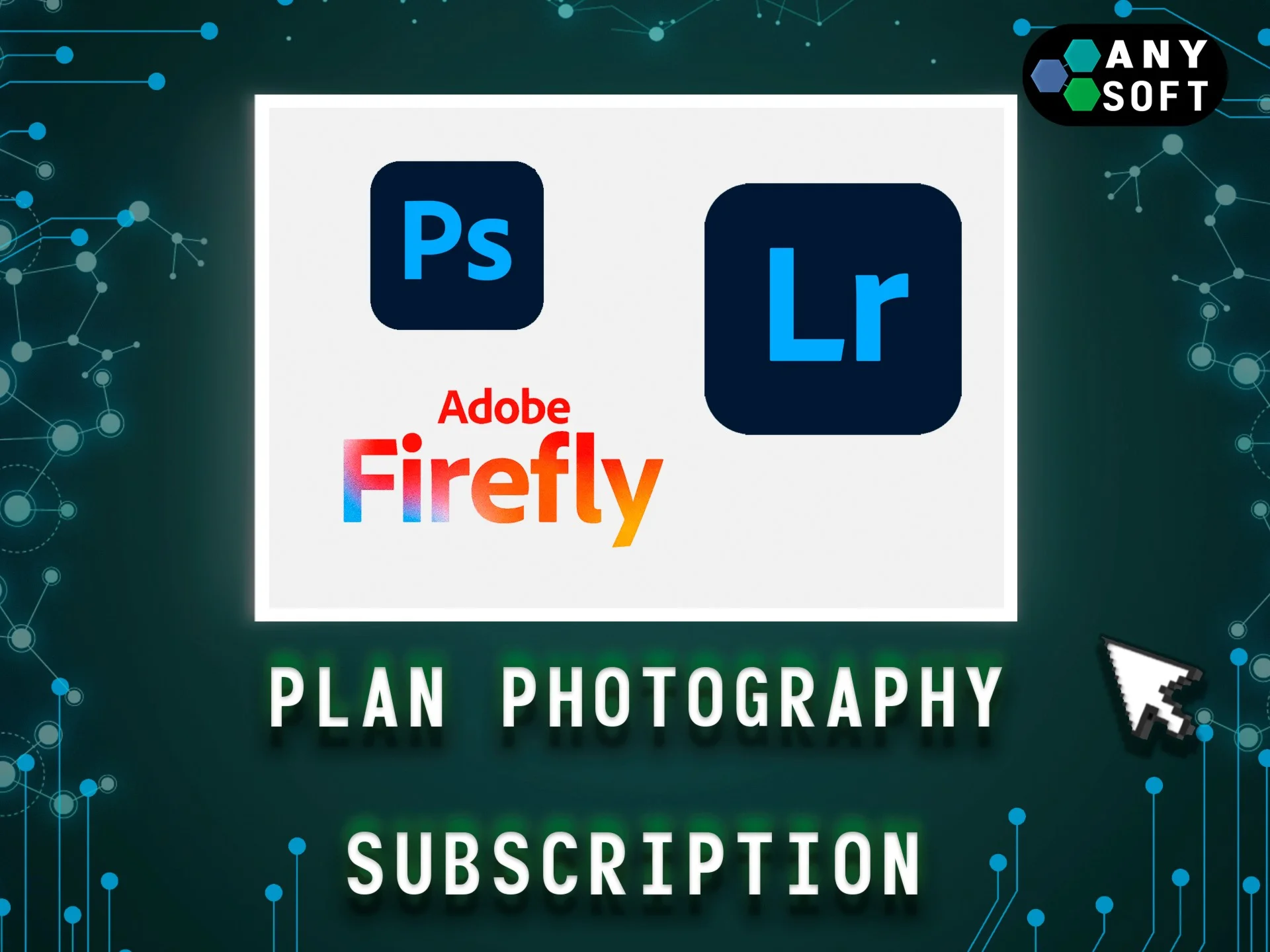 Adobe Photoshop + Lightroom + FireFly 1/3 месяца