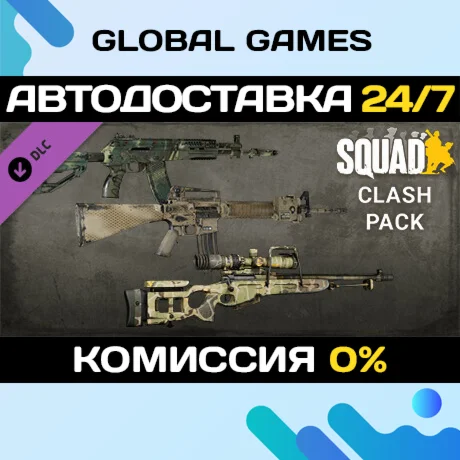 Squad Weapon Skins - Clash Pack DLC STEAM АВТО0%