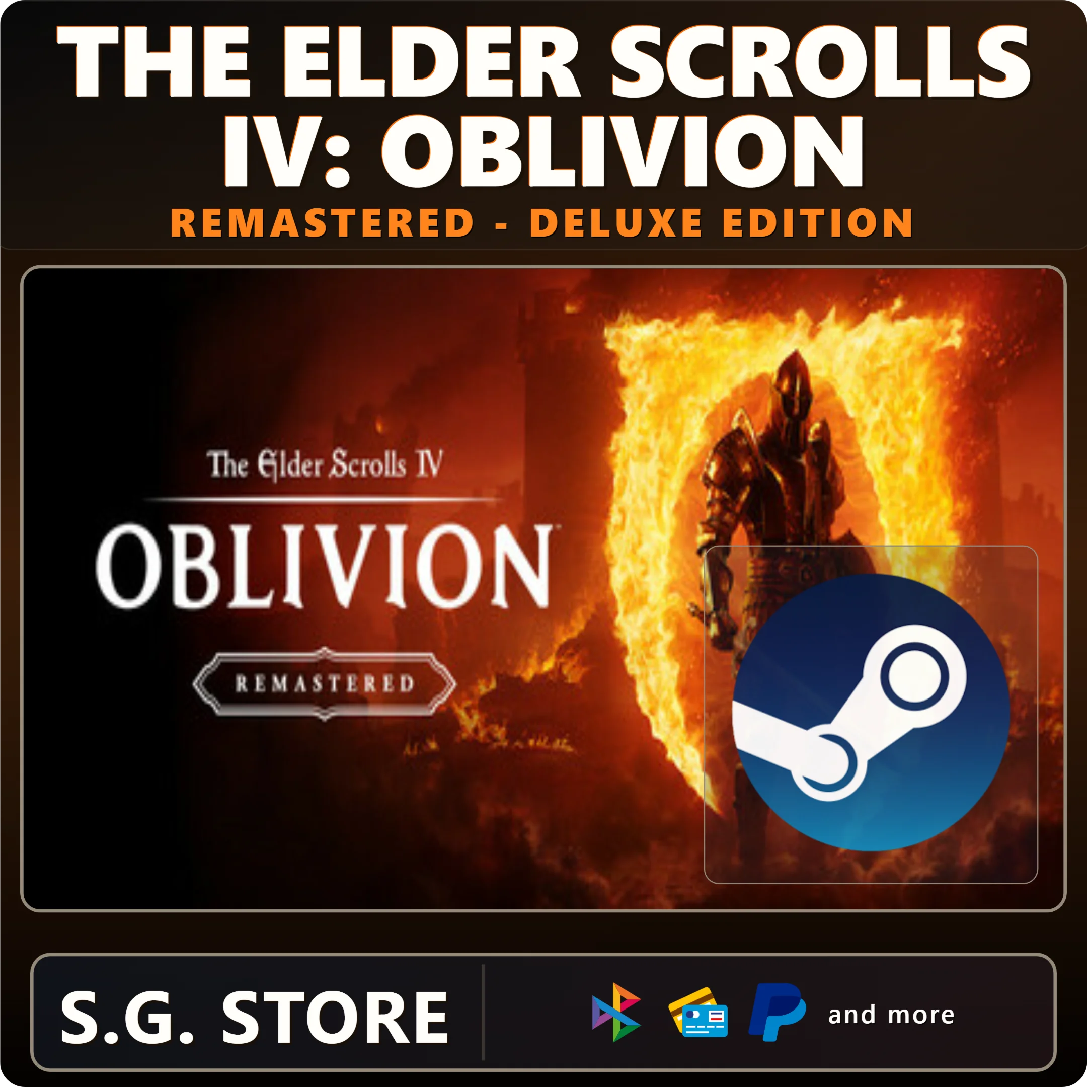 The Elder Scrolls 4 IV Oblivion Remastered Deluxe E Offline Game