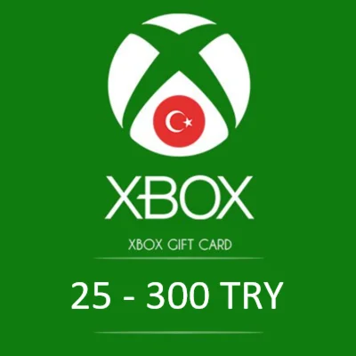 XBOX LIVE GIFT CARD 25-50-100-300 TRY (ТУРЦИЯ) КЛЮЧ