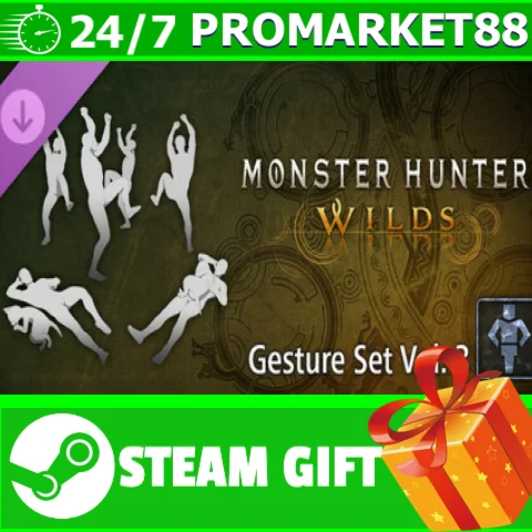 ⭐️ Monster Hunter Wilds - Gesture Set Vol. 3 STEAM GIFT