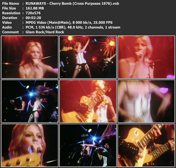 RUNAWAYS - Cherry Bomb