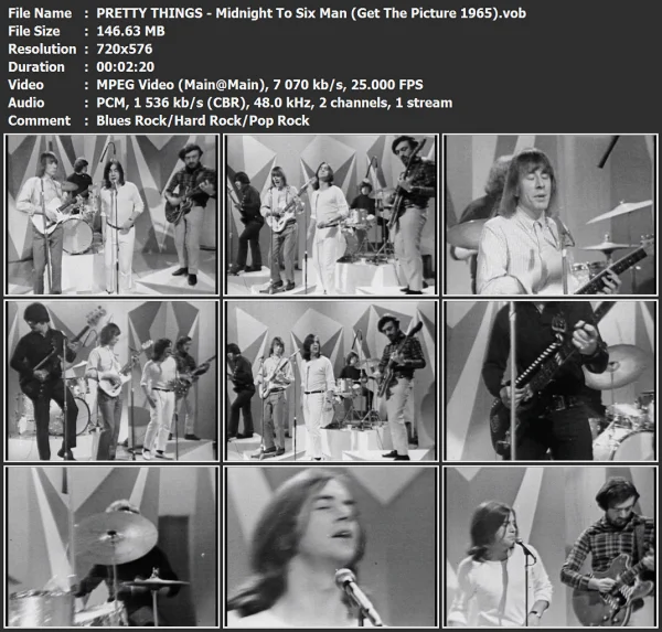 PRETTY THINGS - Midnight To Six Man