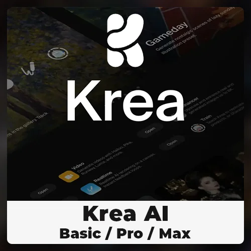 🤖⚡KREA AI BASIC/PRO/MAX🔥ПОДПИСКА 🔵 БЫСТРО ⭐️