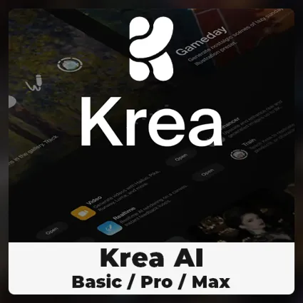 🤖 ⚡ KREA AI BASIC/PRO/MAX 🔥 ПОДПИСКА 🔵 БЫСТРО ⭐ ️