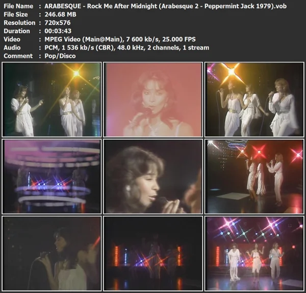 ARABESQUE - Rock Me After Midnight