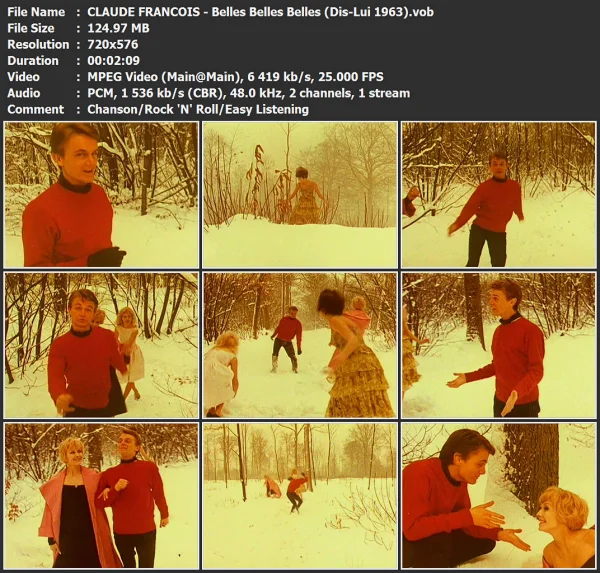 CLAUDE FRANCOIS - Belles Belles Belles