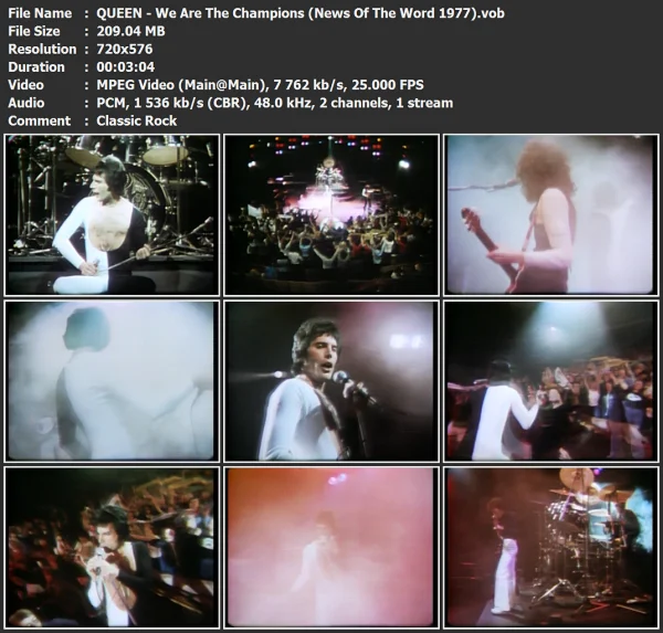 QUEEN - We Are The Champions