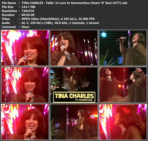 TINA CHARLES - Fallin' In Love In Summertime