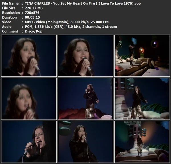 TINA CHARLES - You Set My Heart On Fire