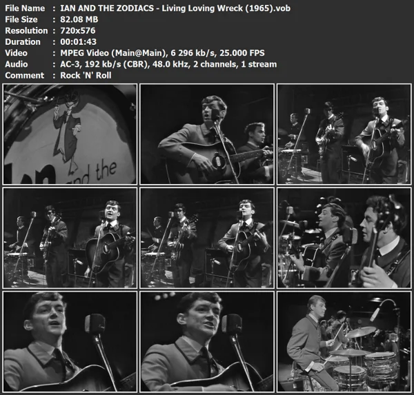 IAN AND THE ZODIACS - Living Loving Wreck