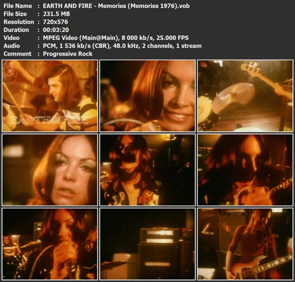 EARTH AND FIRE - Memories