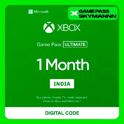 🟡 XBOX GAME PASS ULTIMATE ✅ 1 Месяц КЛЮЧ 🔑 ИНДИЯ ✅ АВТО