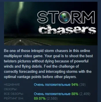 Storm Chasers  АВТОДОСТАВКА STEAM РОССИЯ