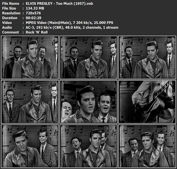 ELVIS PRESLEY - Too Much