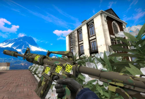 M4A1-S | Boreal Forest С 4 СЛУЧАЙНЫМИ НАКЛЕЙКАМИ