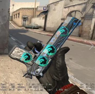 Desert Eagle | Blue Ply С 4 СЛУЧАЙНЫМИ НАКЛЕЙКАМ