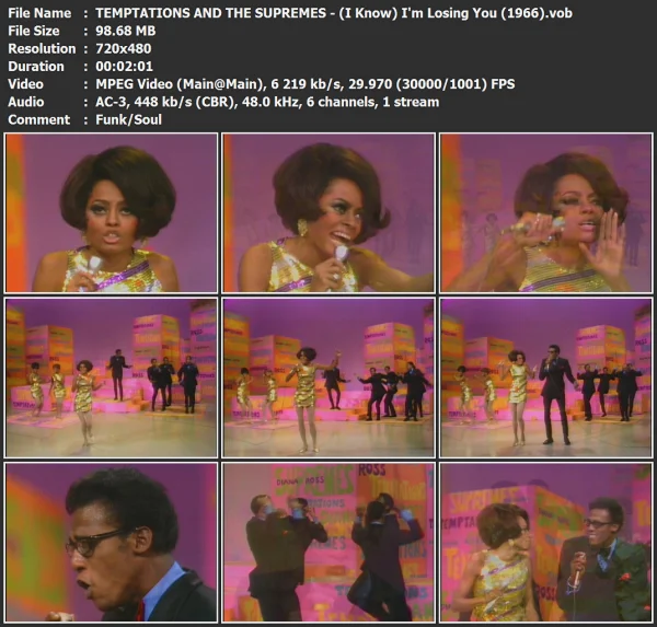 TEMPTATIONS AND THE SUPREMES - (I Know) I'm Losing You