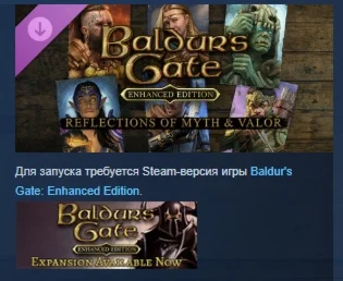 Baldur's Gate: Reflections Of Myth & Valor DLC STEAM РФ