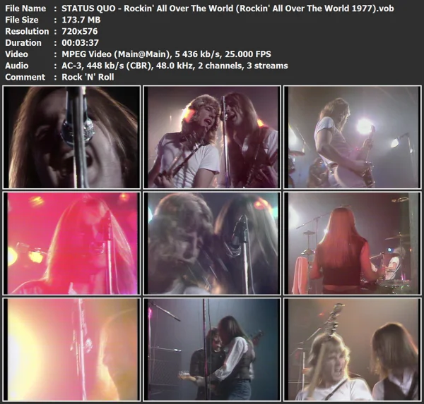 STATUS QUO - Rockin' All Over The World
