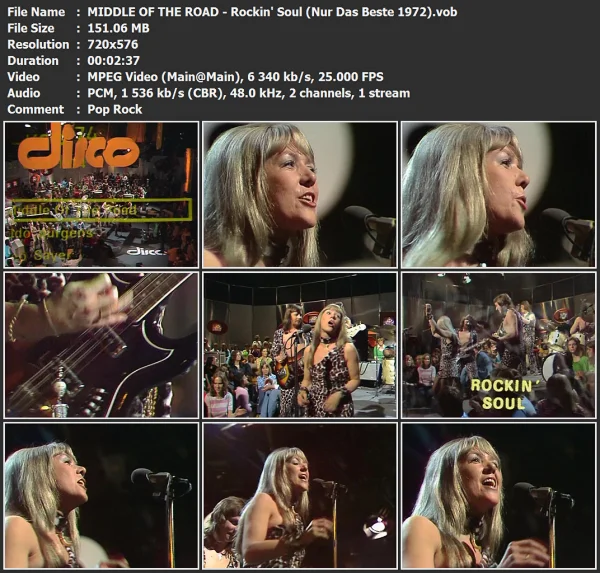 MIDDLE OF THE ROAD - Rockin' Soul