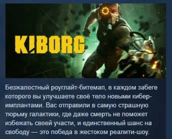KIBORG  АВТОДОСТАВКА STEAM РОССИЯ