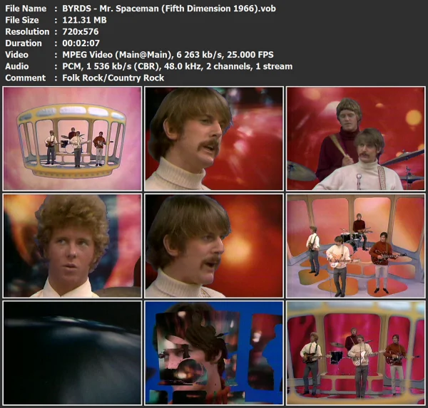 BYRDS - Mr. Spaceman