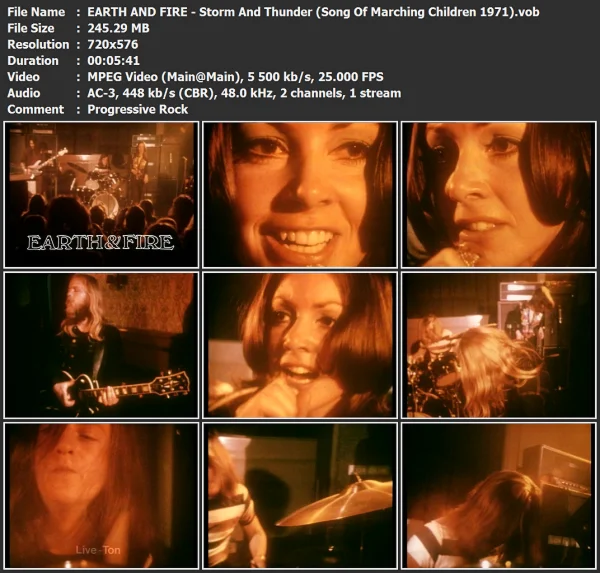 EARTH AND FIRE - Storm And Thunder