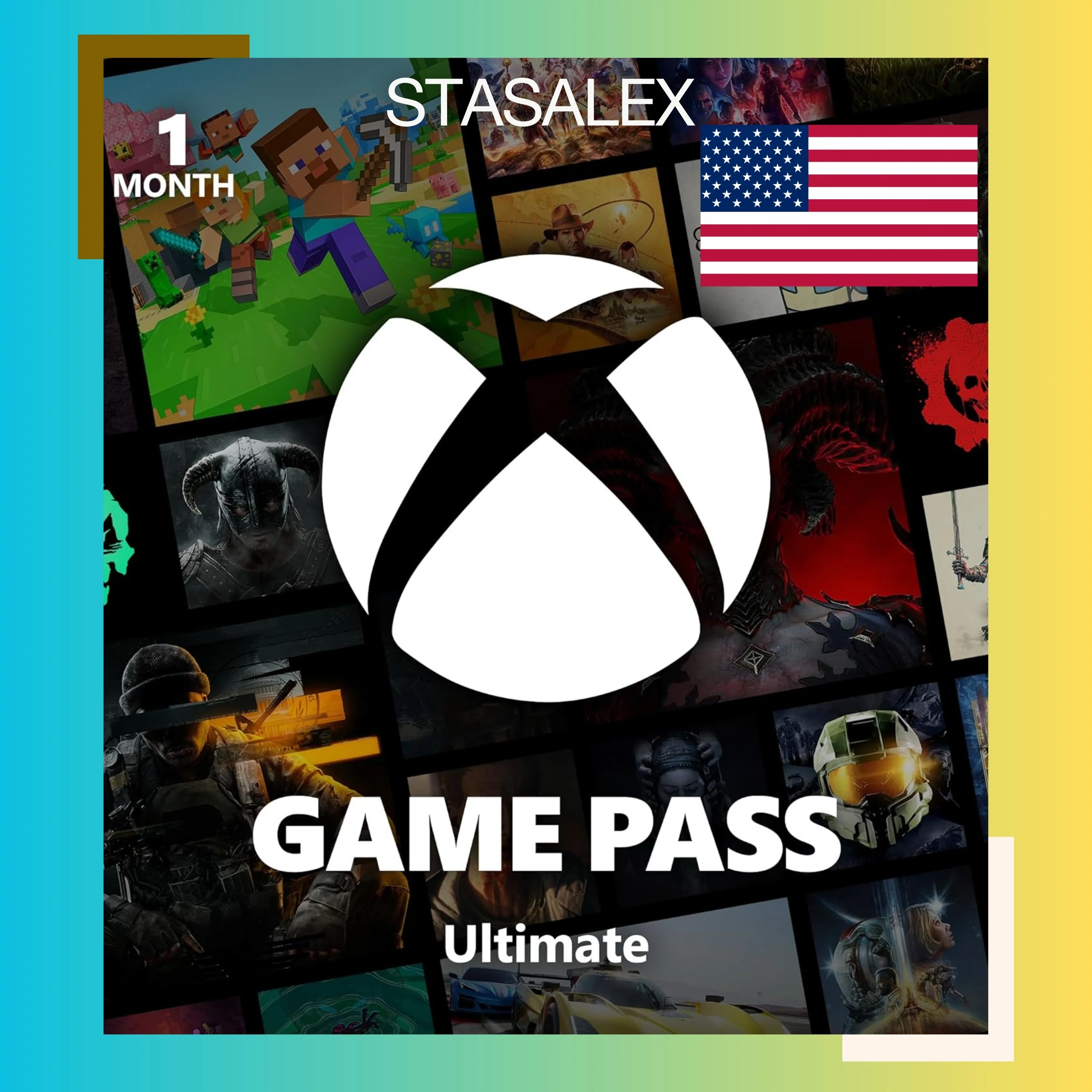 🌶XBOX GAME PASS ULTIMATE 1 МЕСЯЦ🟢  TRIAL USA🔑КЛЮЧ